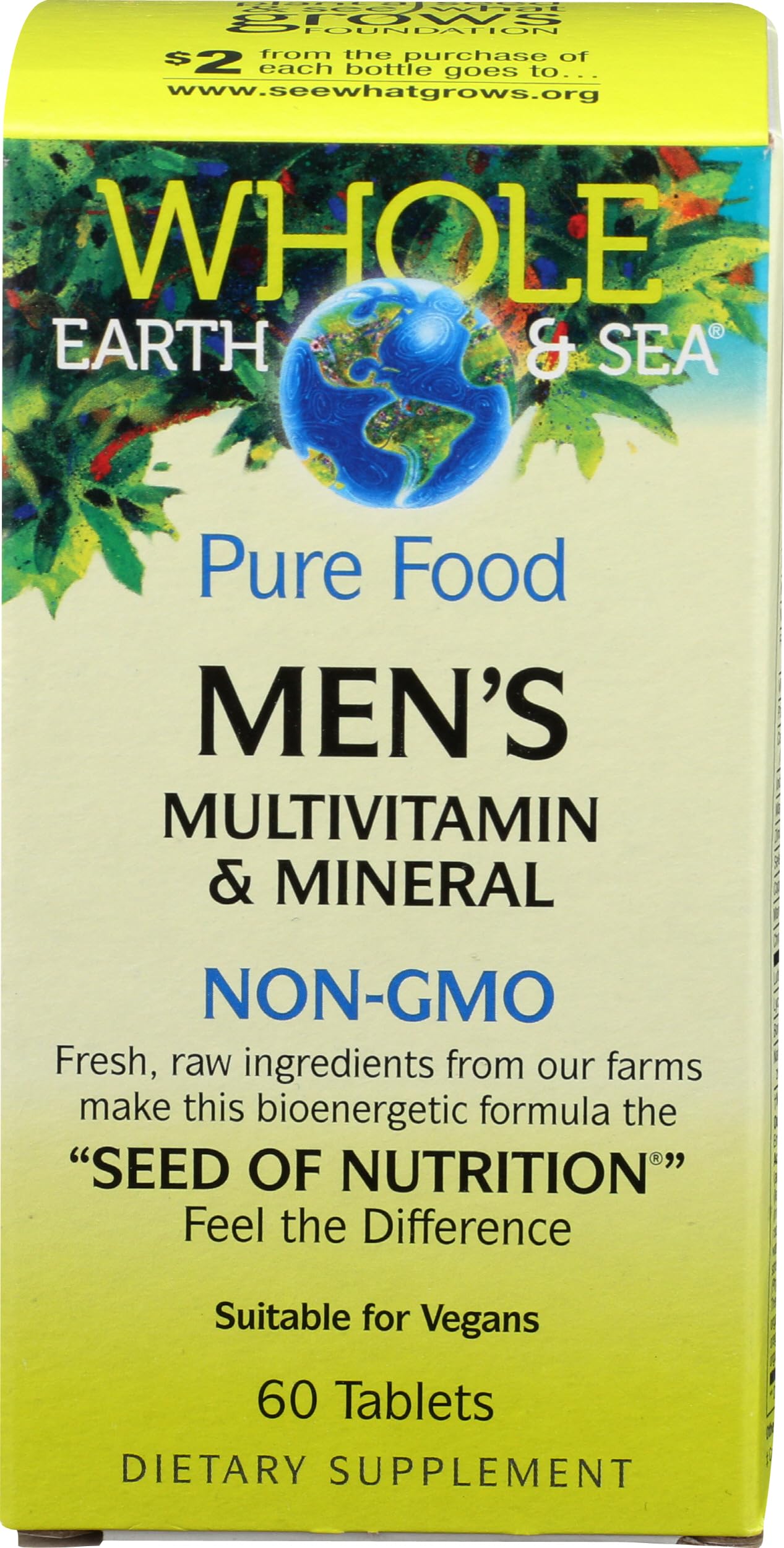 Natural Factors Men's Multivitamin tablets on a wooden surface