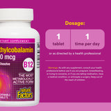 Natural Factors Methylcobalamin Vitamin B12 Supplement packaging