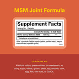 Natural Factors MSM Capsules 240g bottle with label