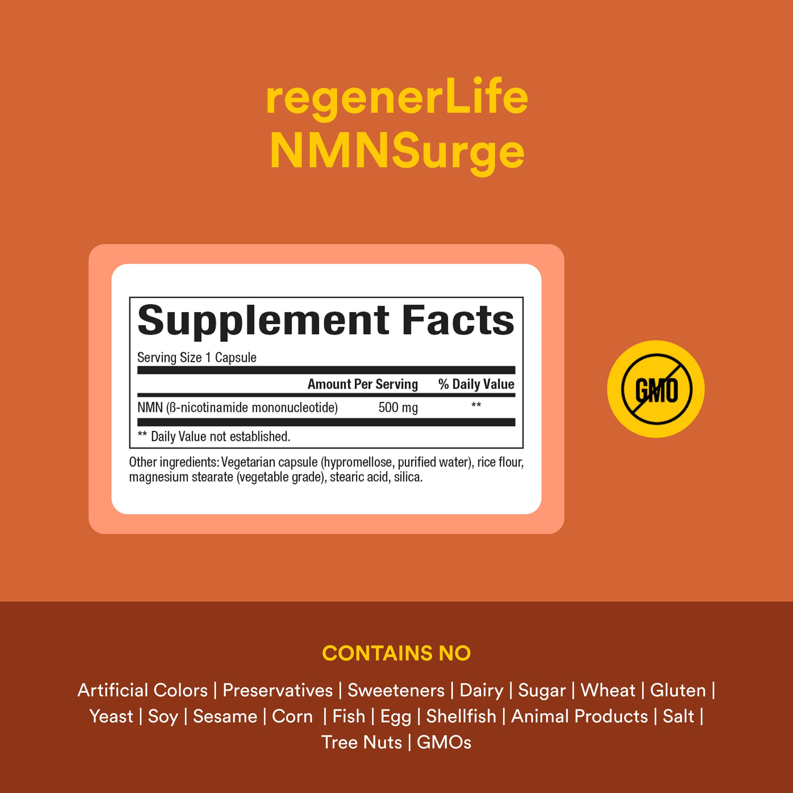 Natural Factors NMN Supplement 500mg packaging
