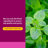 Natural Factors Oregano Oil Softgels with ingredients list
