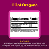 Natural Factors Oregano Oil Softgels with olive oil