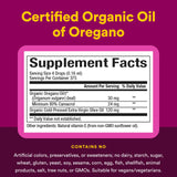 Natural Factors Oregano Oil Supplement 30mg ingredients list