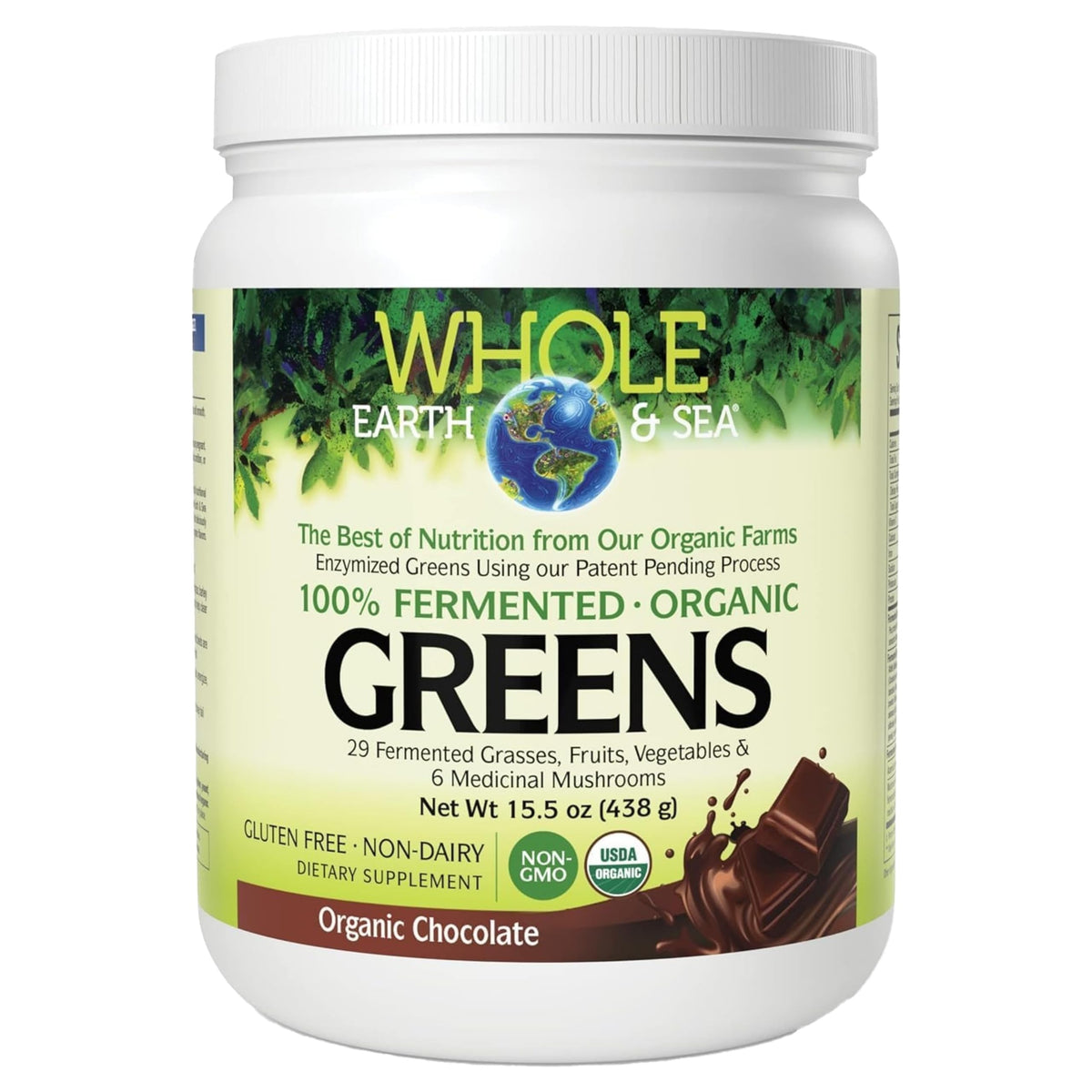 Natural Factors Organic Fermented Whole Food Supplement front view