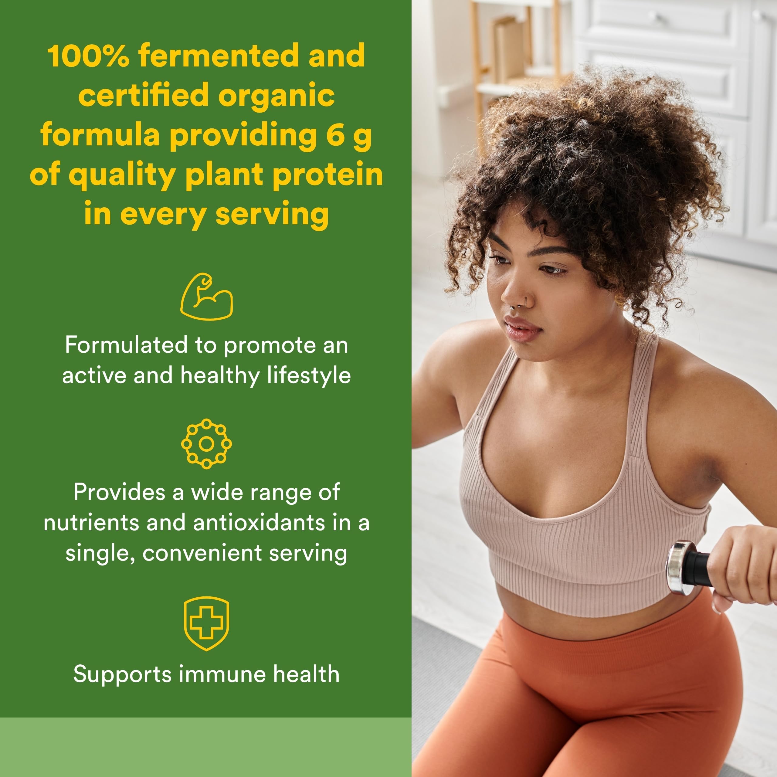 Natural Factors Organic Fermented Whole Food Supplement packaging