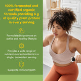 Natural Factors Organic Greens Supplement 490g packaging
