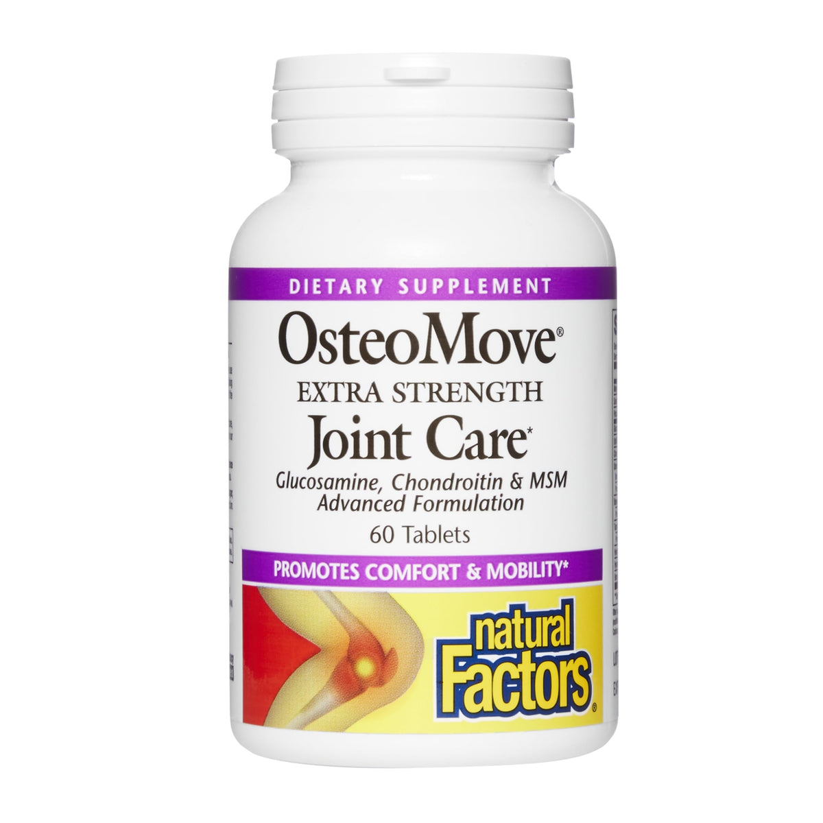 Natural Factors OsteoMove Extra Strength Chondroitin 1500mg front view