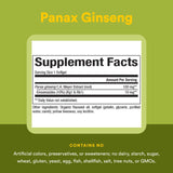 Natural Factors Panax Ginseng 64g ingredients list