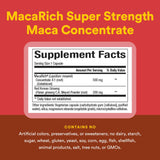 Natural Factors Power Maca 500mg capsules in a bowl
