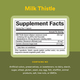 Natural Factors Premium Milk Thistle 150mg capsules bottle with label
