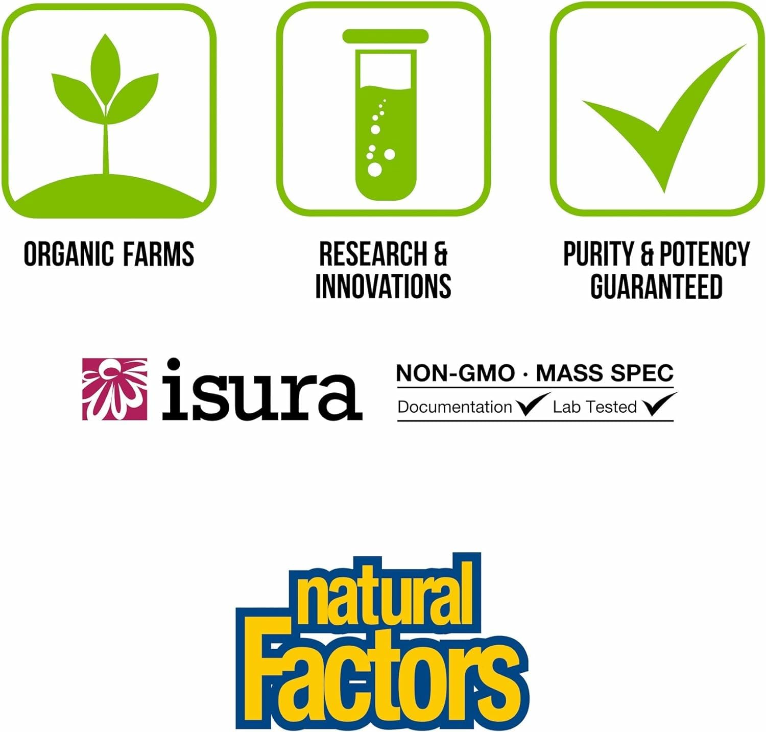 Natural Factors Prenatal Vitamins with a measuring spoon for dosage