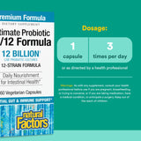 Natural Factors Probiotic Acidophilus capsule close-up