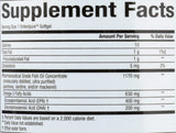 Natural Factors RxOmega-3 Fish Oil 1260mg softgel back view
