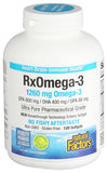 Natural Factors RxOmega-3 Fish Oil 1260mg softgel front view