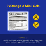 Natural Factors RxOmega-3 Fish Oil Softgels 625mg nutritional information