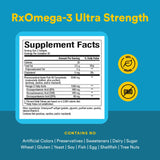 Natural Factors RxOmega-3 Fish Oil Softgels in packaging