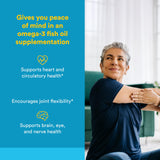 Natural Factors RxOmega-3 Fish Oil Softgels side view