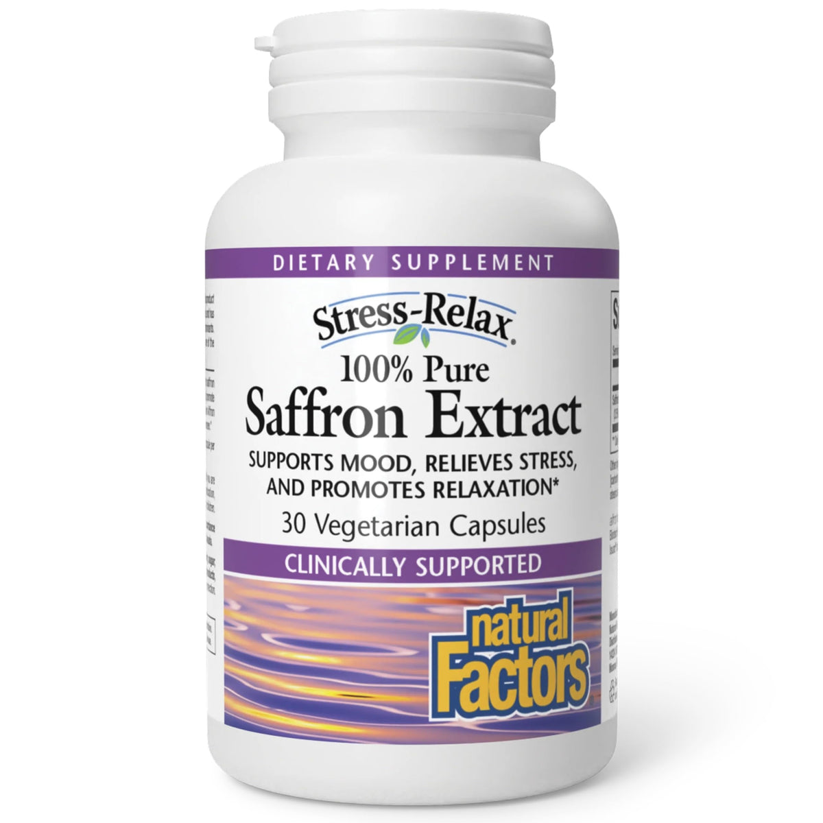 Natural Factors Saffron Extract Capsules 28mg front view