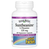 Natural Factors Stress-daily wellness Suntheanine L-Theanine 250mg capsules front view
