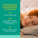 Natural Factors Stress-daily wellness The Best-Sleep 60 Capsules side view