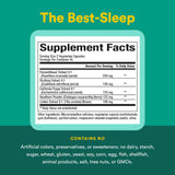 Natural Factors Stress-daily wellness The Best-Sleep 60 Capsules with ingredients list