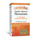 Natural Factors Theracurmin Double-Strength Curcumin Supplement 60mg front view
