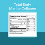 Natural Factors Total Body Marine Collagen Powder nutritional information