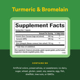 Natural Factors Turmeric & Bromelain Capsules close-up of capsules