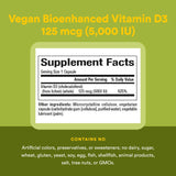 Natural Factors Vegan Vitamin D3 Supplement packaging