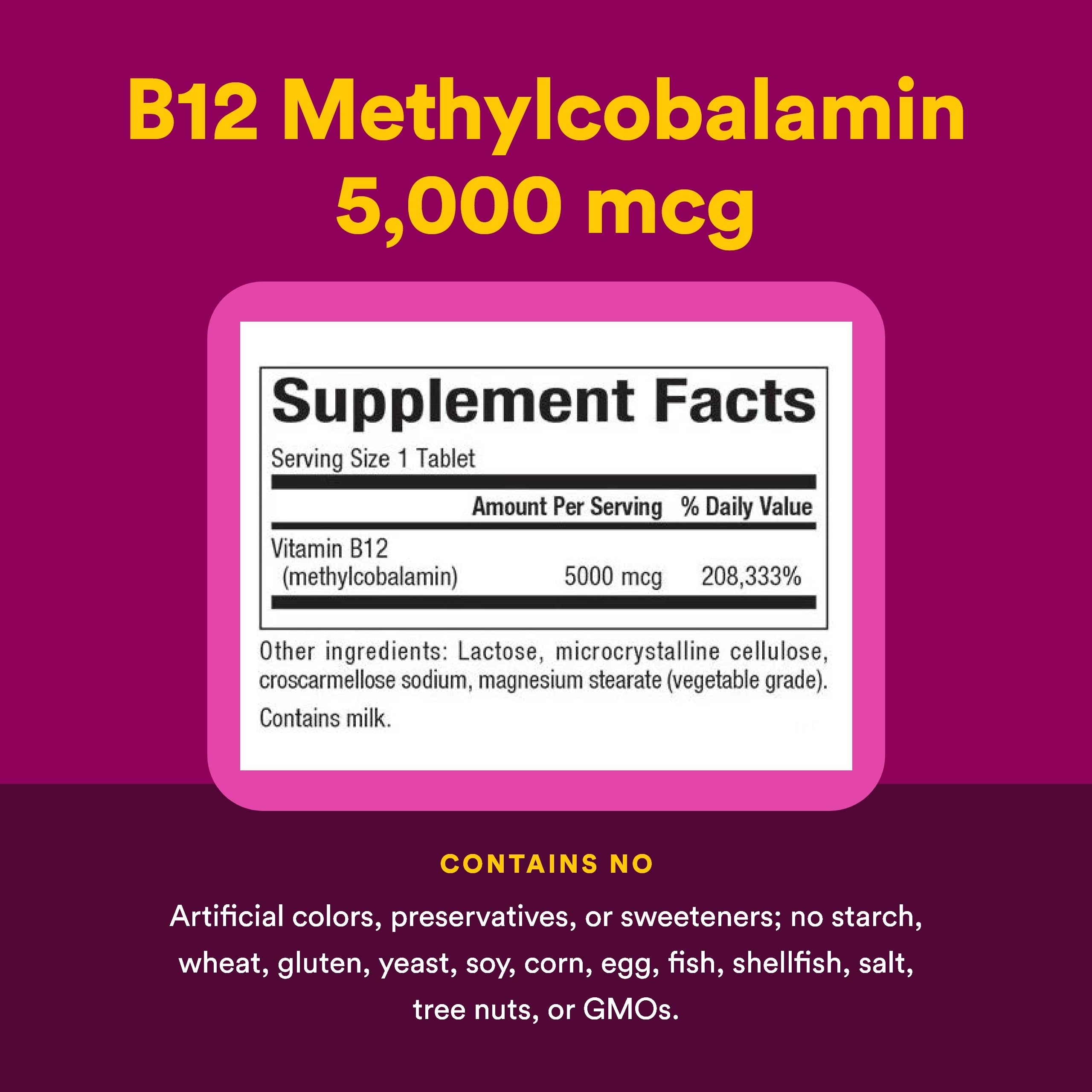 Natural Factors Vitamin B12 Methylcobalamin 27g supplement capsule close-up