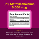 Natural Factors Vitamin B12 Methylcobalamin 27g supplement capsule close-up