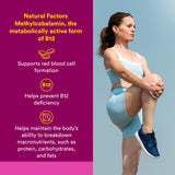 Natural Factors Vitamin B12 Methylcobalamin 27g supplement side view