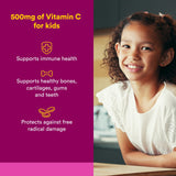 Natural Factors Vitamin C Chewable Wafer 500mg packaging
