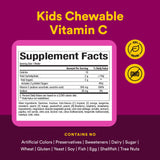 Natural Factors Vitamin C Chewable Wafer 500mg side view