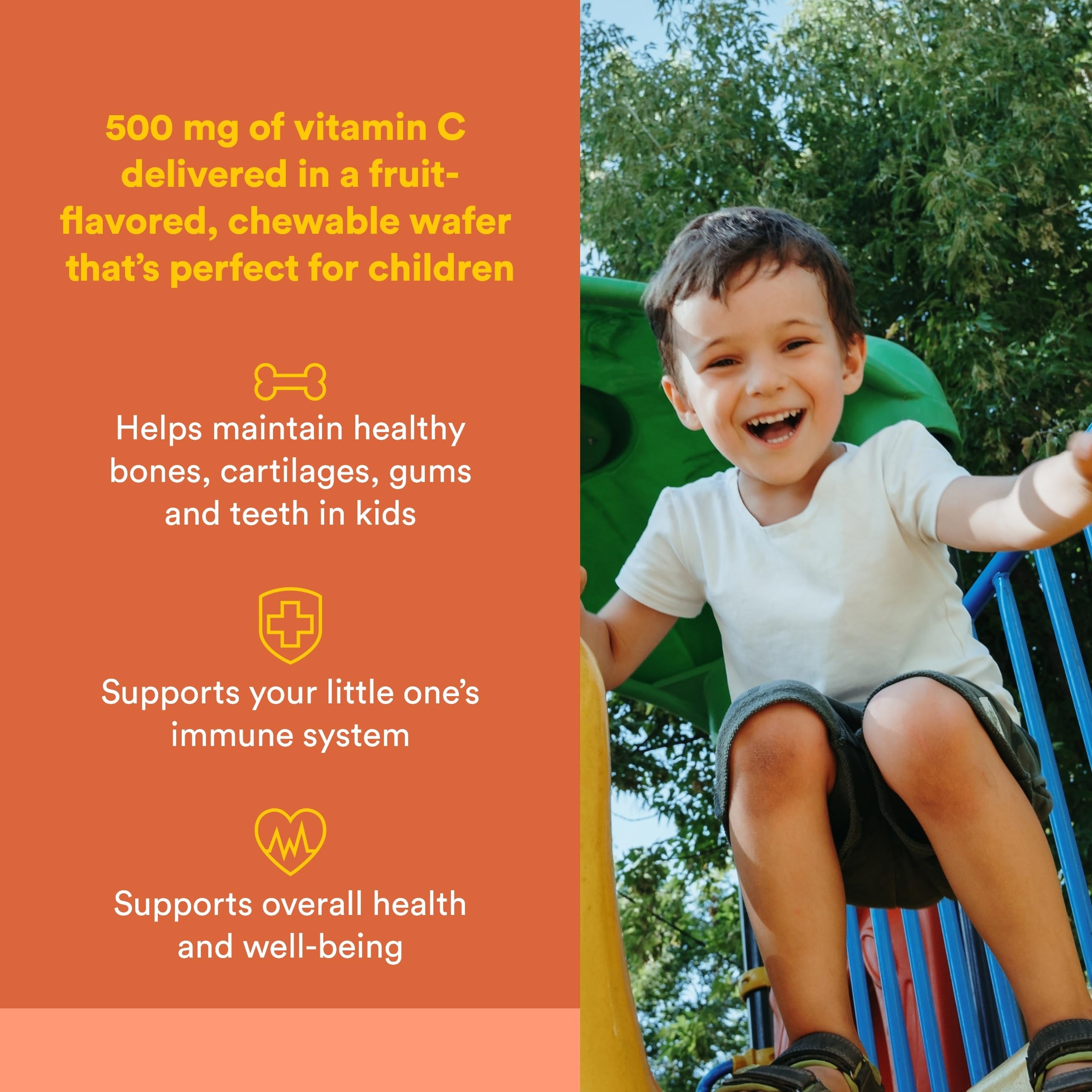 Natural Factors Vitamin C Chewable Wafer packaging