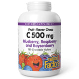 Natural Factors Vitamin C Chewable Wafers front view packaging