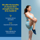 Natural Factors Vitamin D3 1000 IU tablet close-up