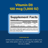 Natural Factors Vitamin D3 & K2 softgels with a softgel close-up