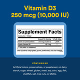 Natural Factors Vitamin D3 Softgels with organic flaxseed oil