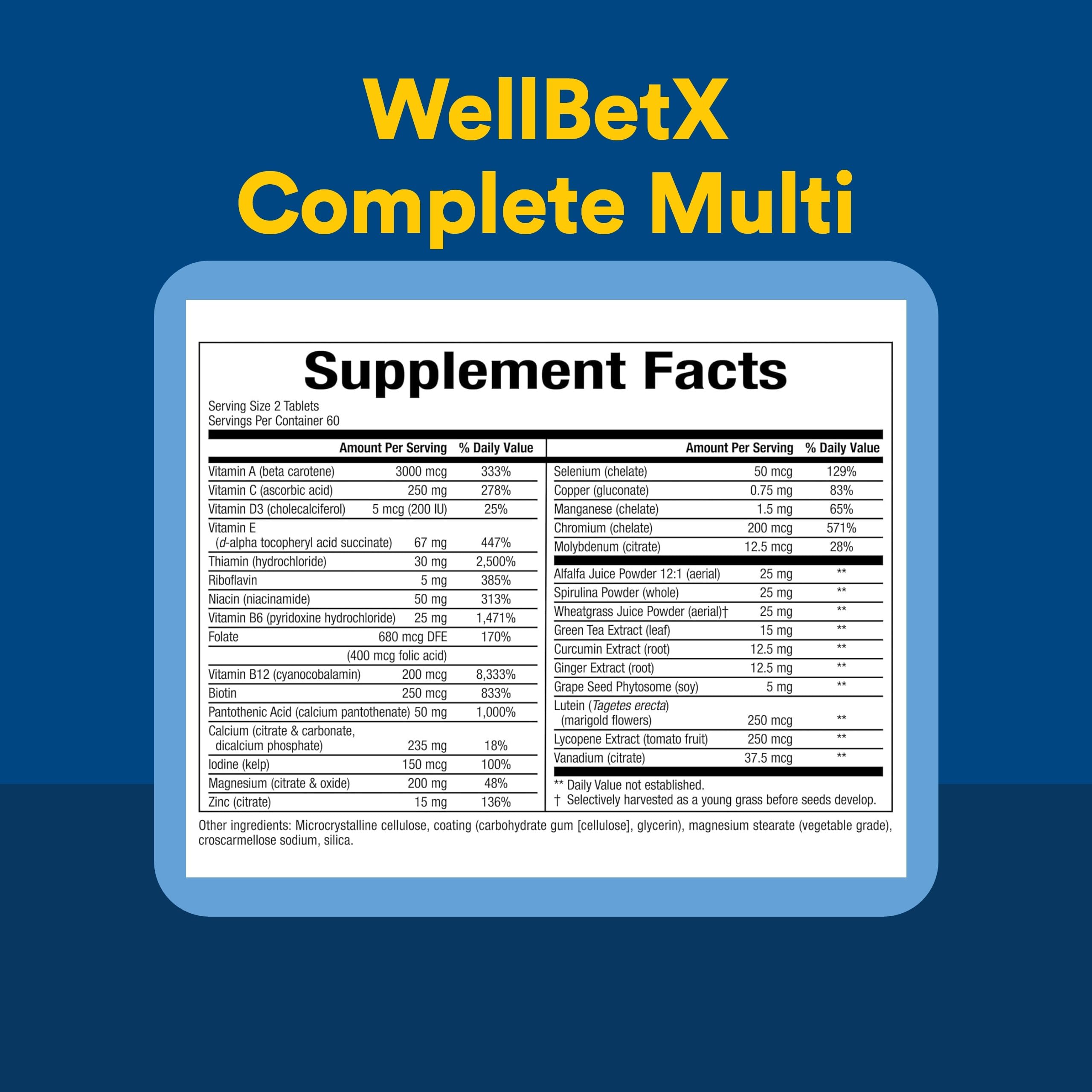 Natural Factors WellBetX Complete Multi 240g packaging details