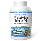Natural Factors Wild Alaskan Salmon Oil 1000mg front view