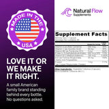 Natural Flow Supplements 2X Iron Complex 59g capsules side view