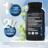 Natural Flow Supplements Magnesium 200mg capsules bottle with label