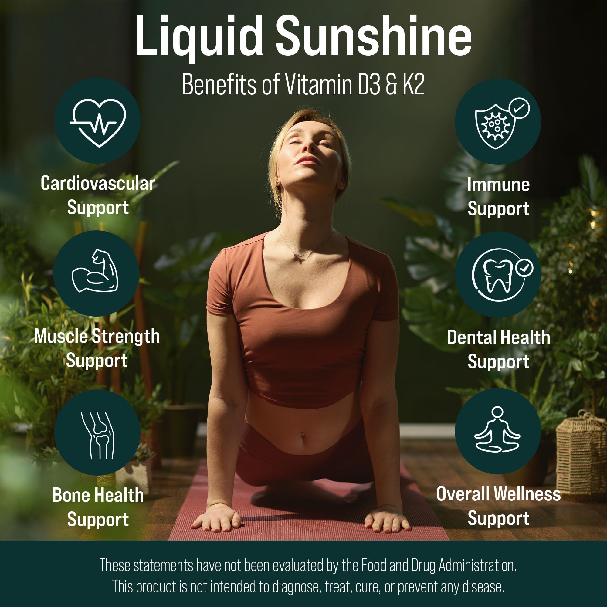 Natural Force Liquid Vitamin D3 + K2 1000 IU 50 MCG ingredients list