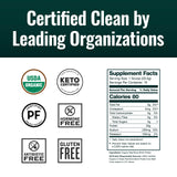 Natural Force Organic Bone Broth Protein Powder 315g nutritional information