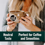 Natural Force Organic MCT Oil 454g displayed with coconut