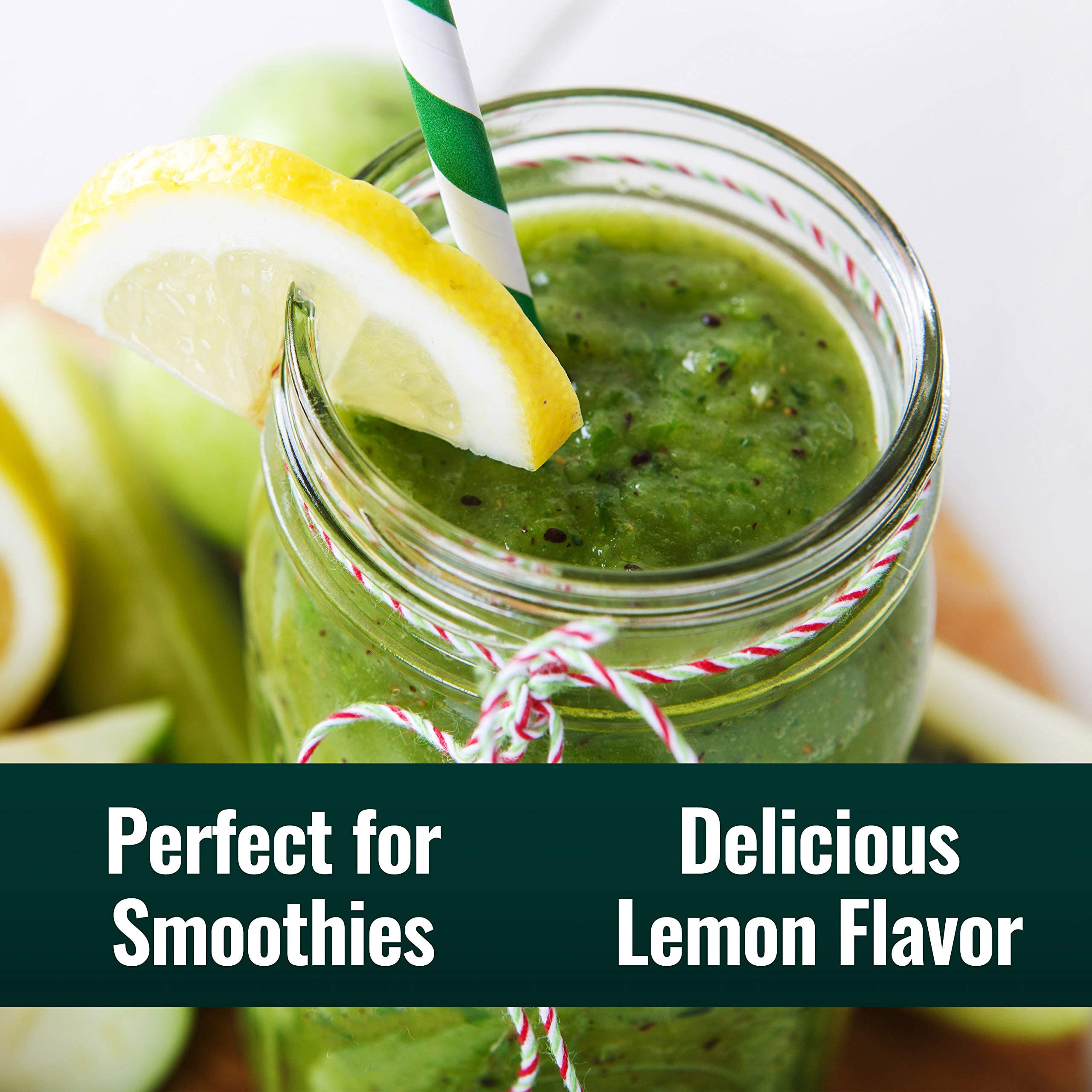 Natural Force Pure Omega-3 Liquid Fish Oil with smoothie ingredients