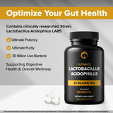Natural Foundation Supplements Lactobacillus Acidophilus Probiotics side view