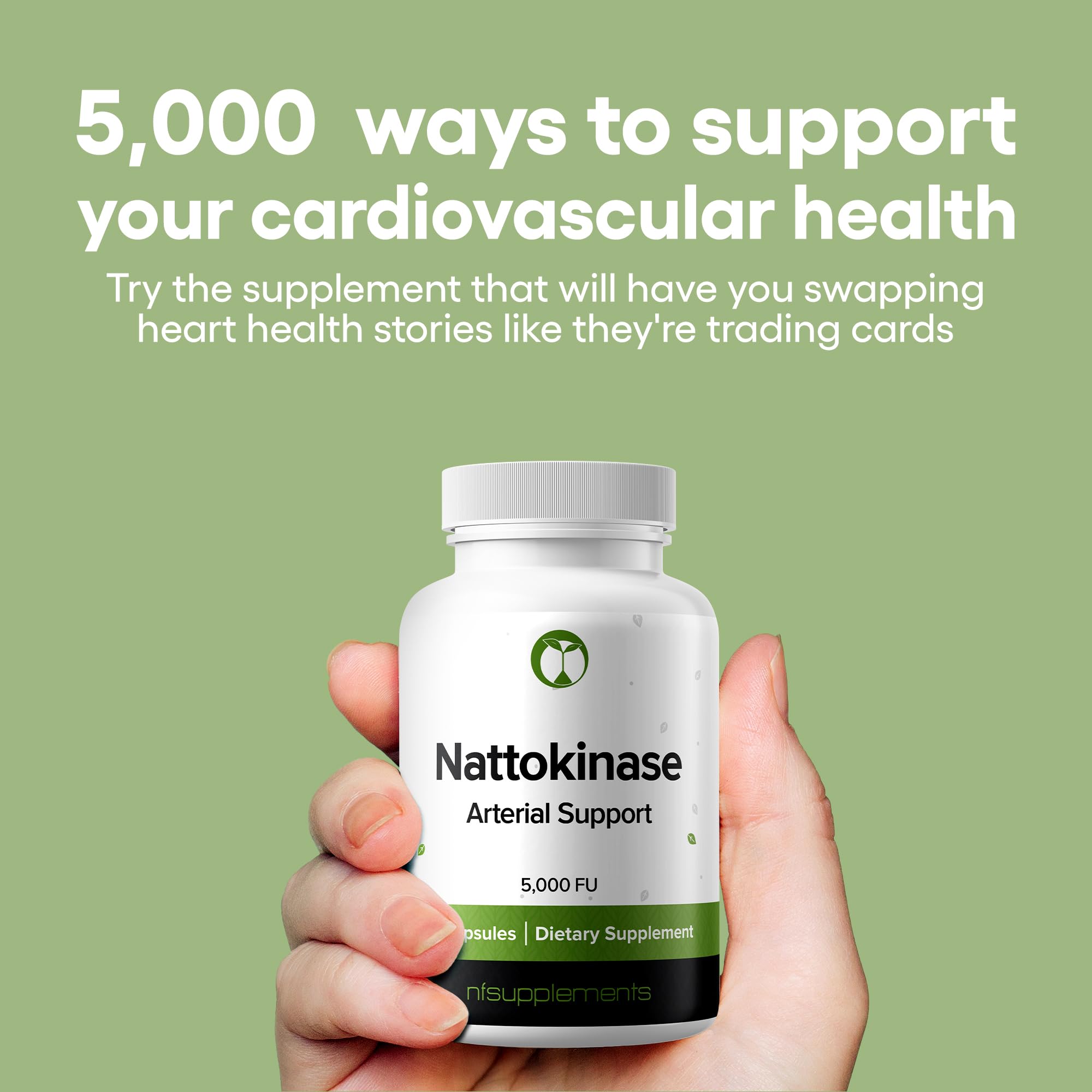 Natural Foundation Supplements Nattokinase 5000 FU 20g packaging