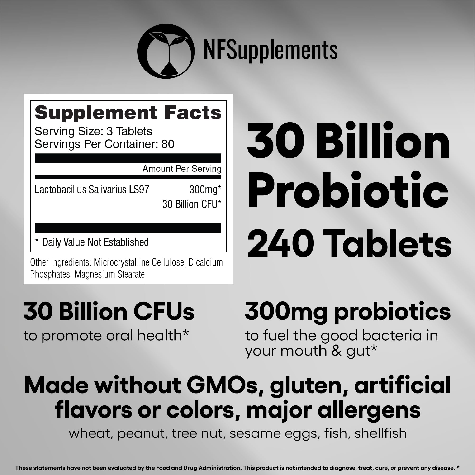 Natural Foundation Supplements Probiotic Capsules close-up of capsules